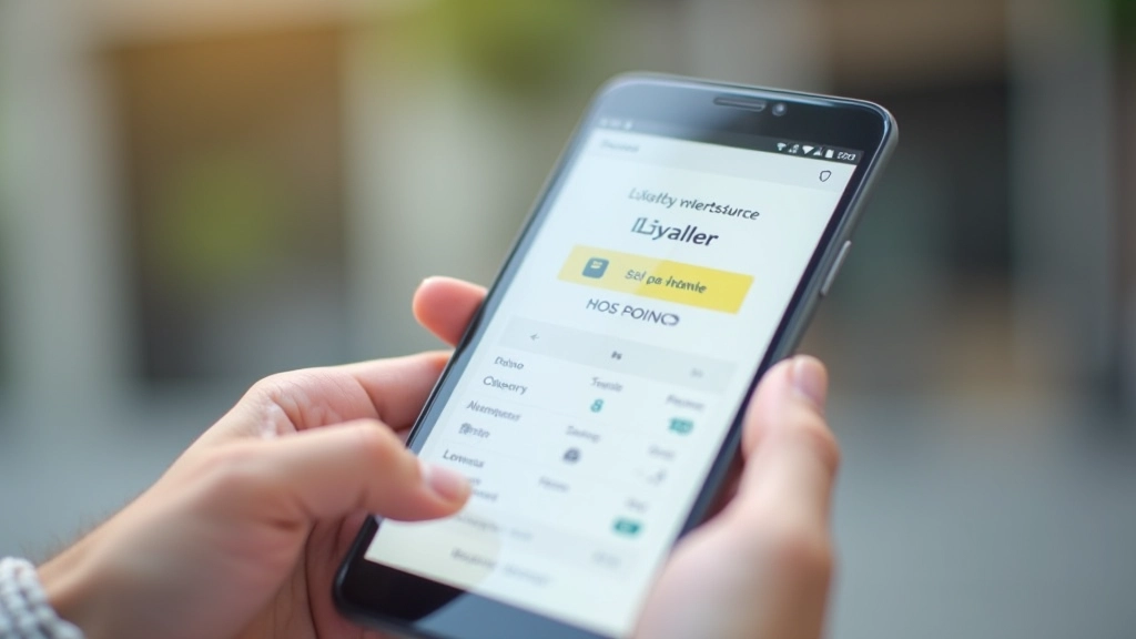 Smartphone mit Payback-App und Punkte